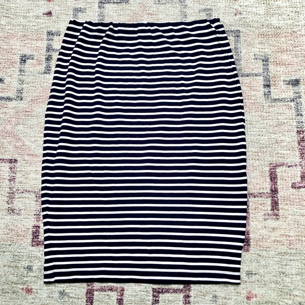 Philosophy striped pencil skirt